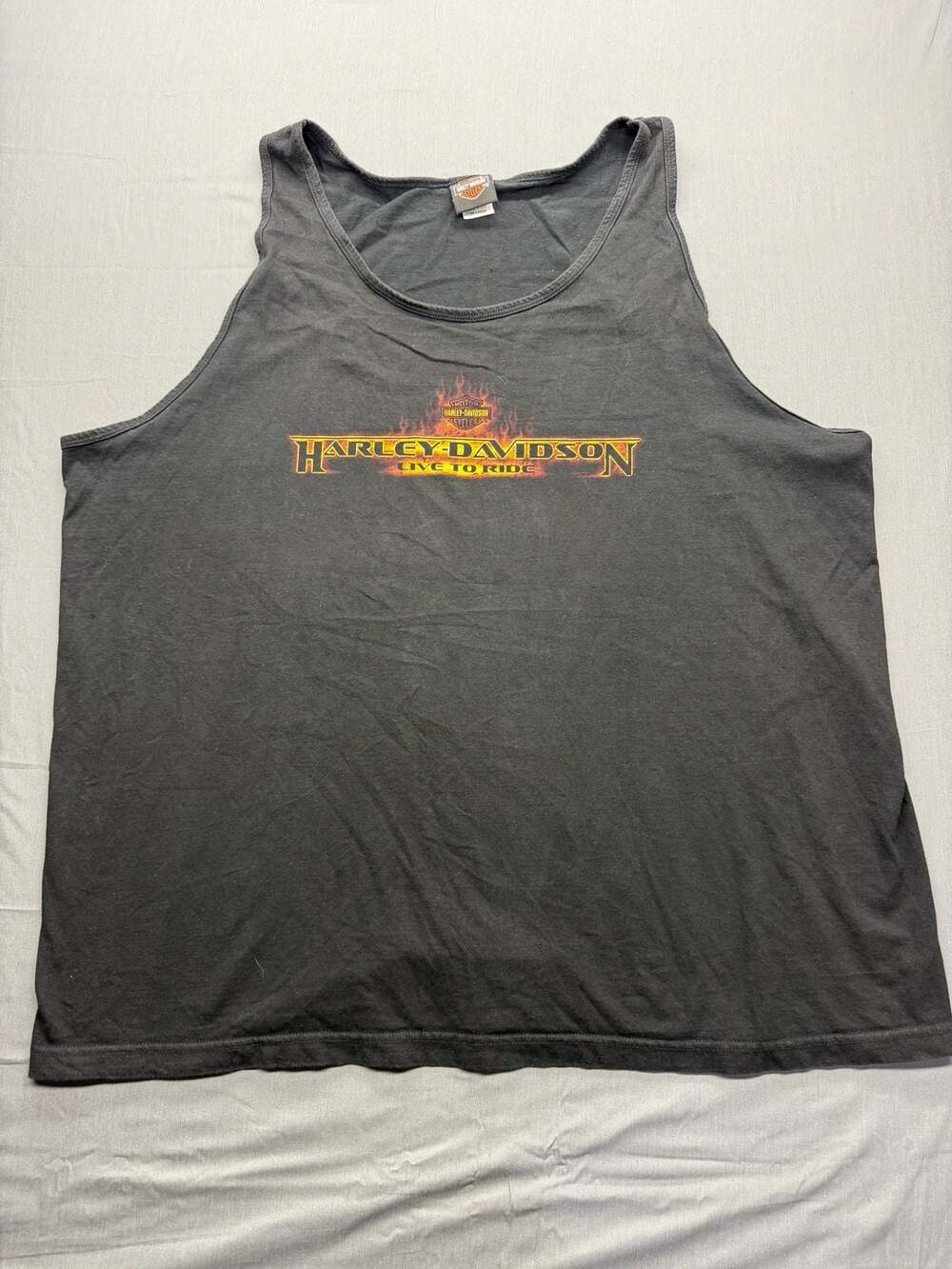 Harley-Davidson Abernathy's Union City TN Live To Ride Graphic Tank Top